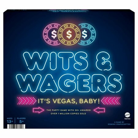 MATTEL Wits & Wagers Vegas Board Game MTTHHT91